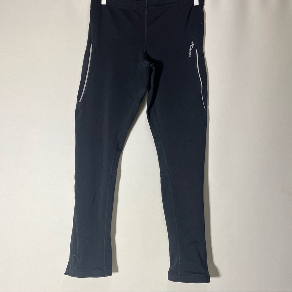 Saucony Reflex Running Pants Snug Fit Black Small inseam 24”